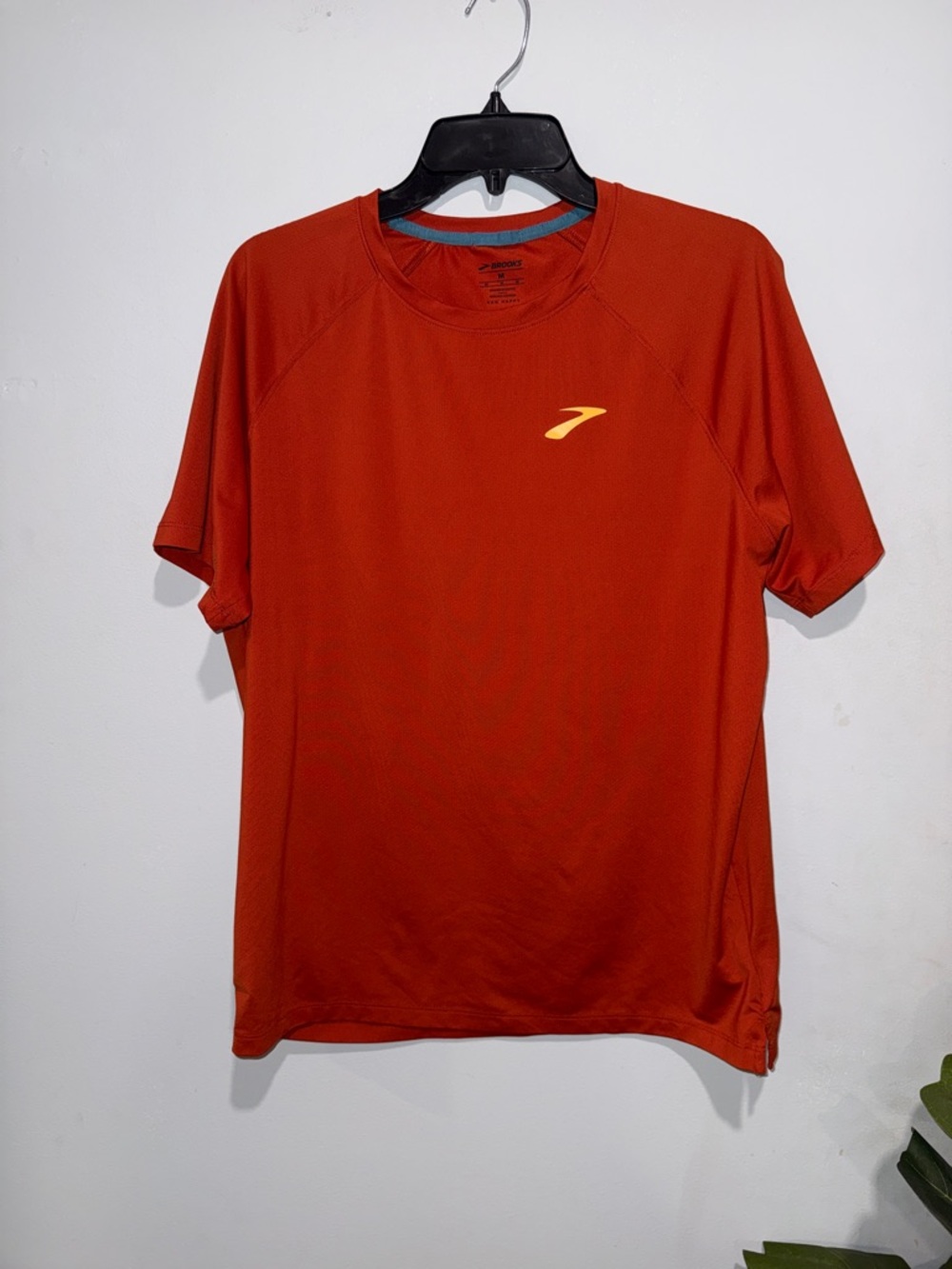 Brooks Men's Orange Short Sleeve Performance Tee